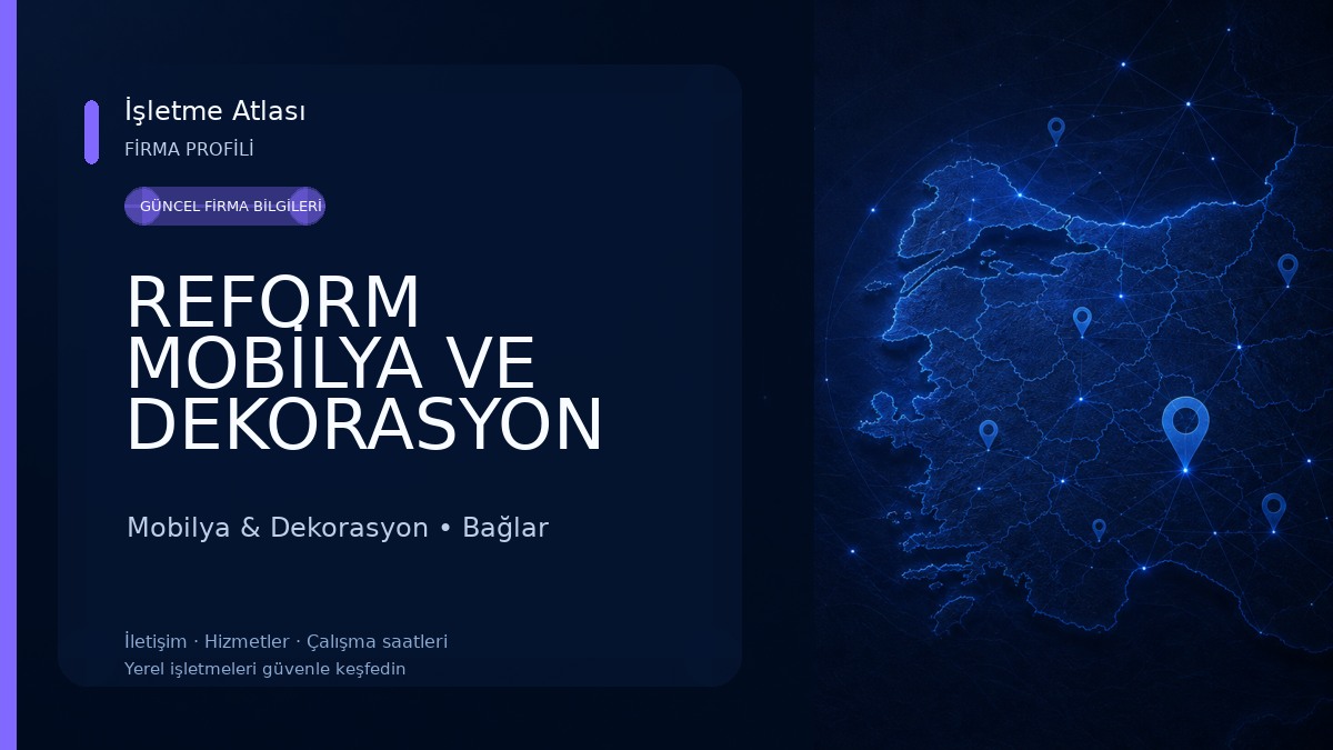 REFORM MOBİLYA VE DEKORASYON Mobilya & Dekorasyon