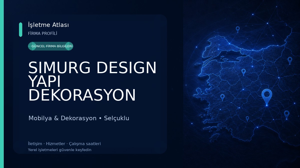 SIMURG DESIGN YAPI DEKORASYON KONYA TADİLAT Mobilya & Dekorasyon