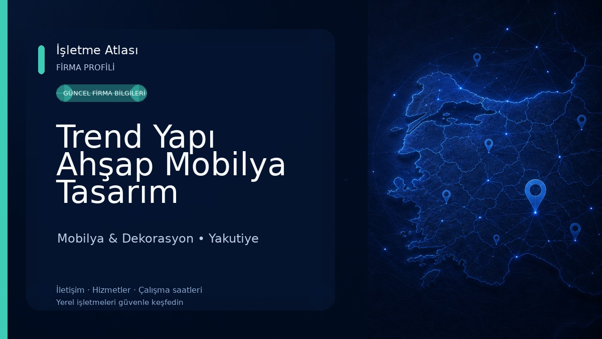 Trend Yapı Ahşap Mobilya Tasarım 
