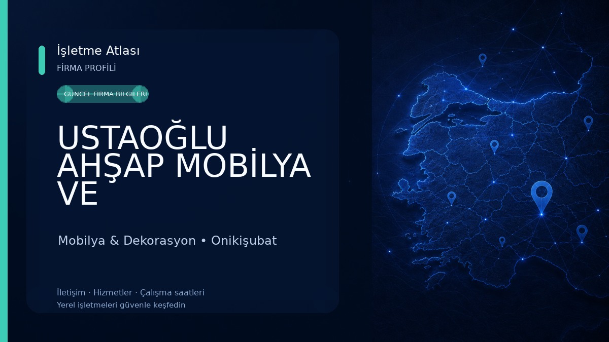 USTAOĞLU AHŞAP MOBİLYA VE DEKORASYON Mobilya & Dekorasyon