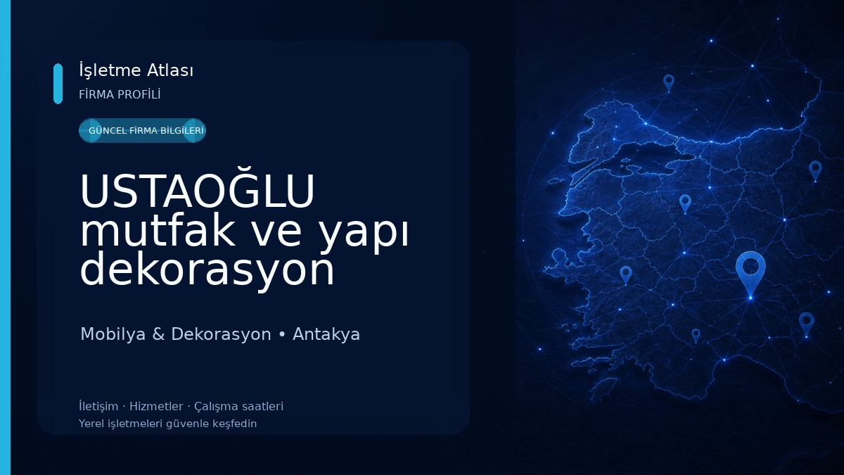 USTAOĞLU mutfak ve yapı dekorasyon Mobilya & Dekorasyon