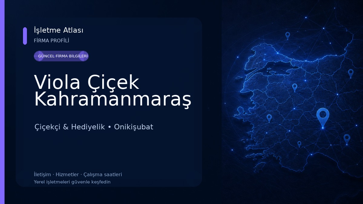 Viola Çiçek Kahramanmaraş 