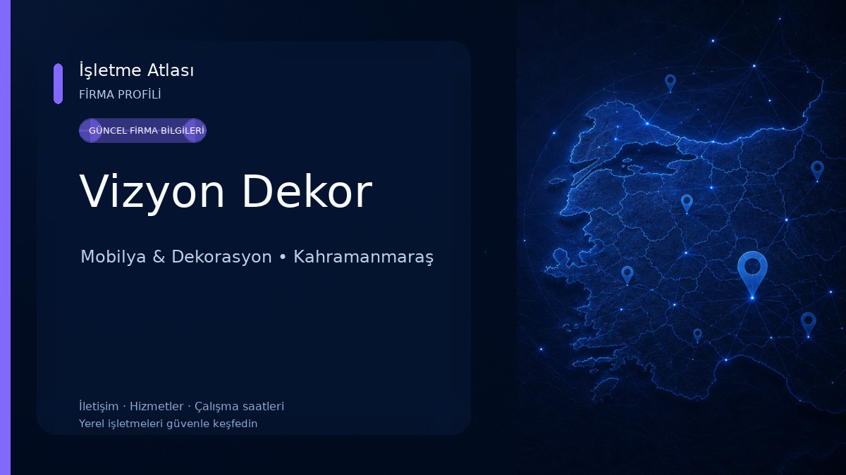 Vizyon Dekor Mobilya & Dekorasyon