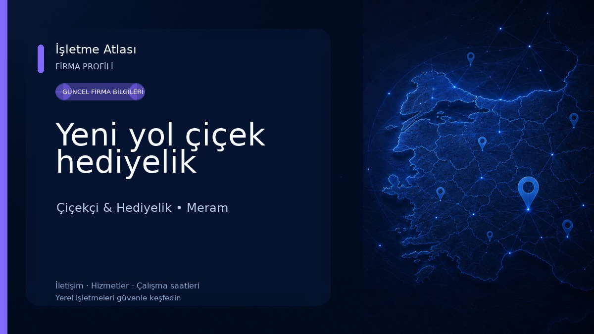 Yeni yol çiçek hediyelik 