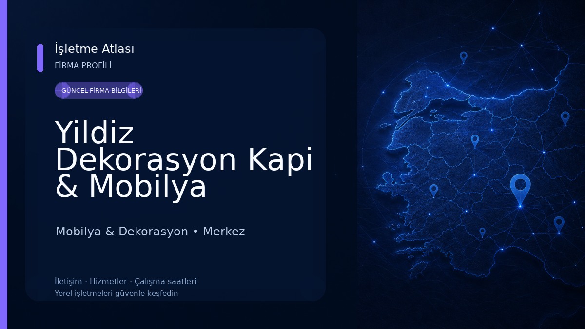 Yildiz Dekorasyon Kapi & Mobilya Atölyesi Mobilya & Dekorasyon