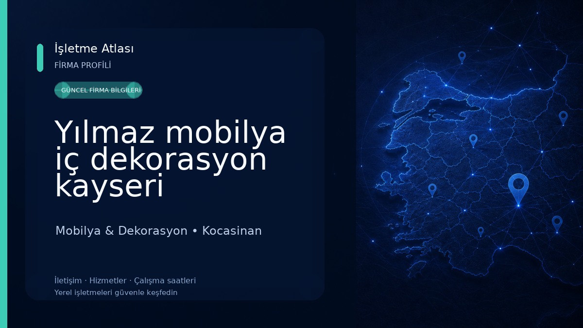 Yılmaz mobilya iç dekorasyon kayseri Mobilya & Dekorasyon