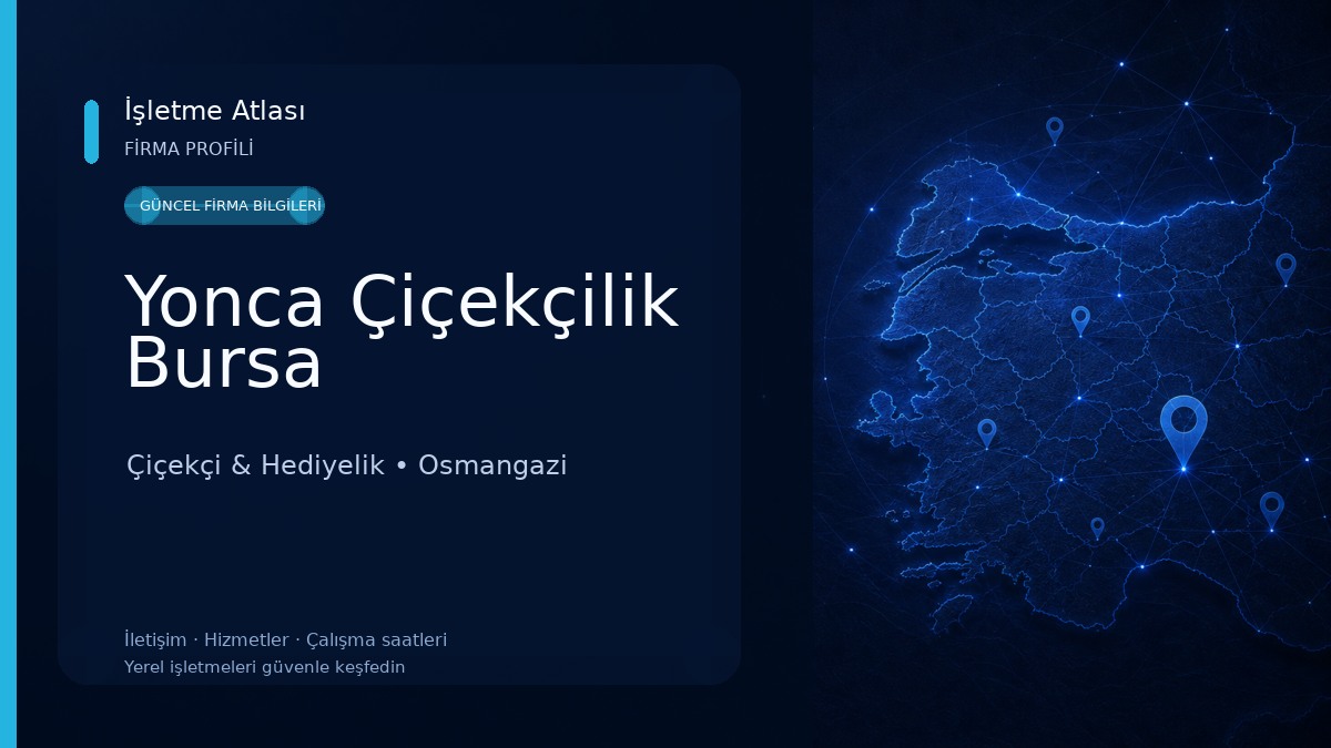 Yonca Çiçekçilik Bursa Çiçekçi & Hediyelik