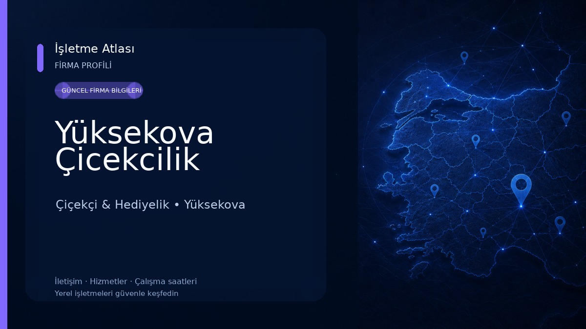Yüksekova Çicekcilik 