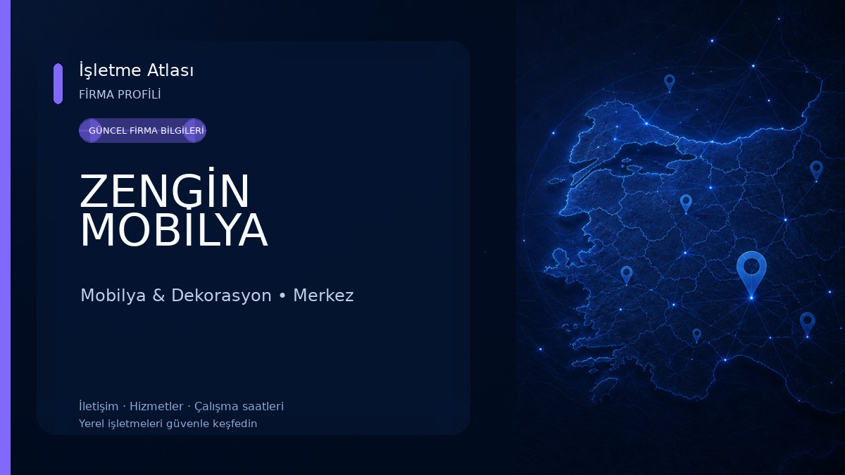 ZENGİN MOBİLYA Mobilya & Dekorasyon