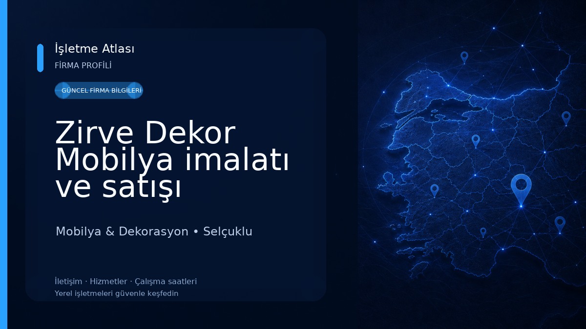 Zirve Dekor Mobilya imalatı ve satışı Mobilya & Dekorasyon